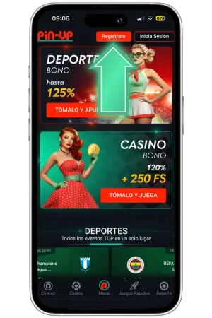 Registro en la web oficial de Pin-up