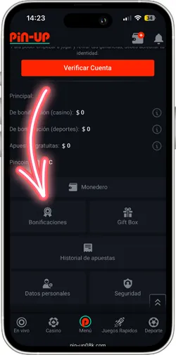 Encontrar bonificaciones de cuenta activas